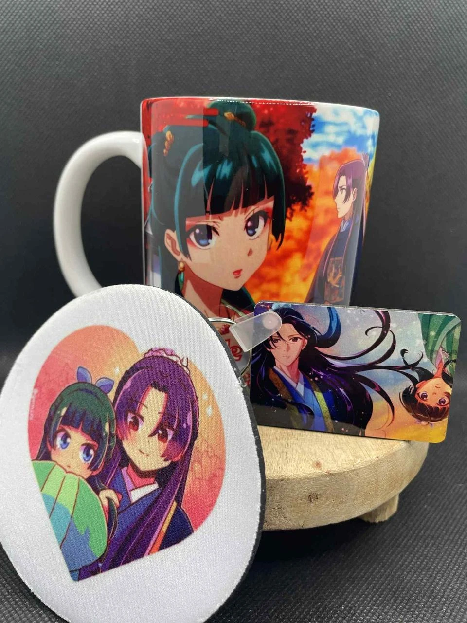 đ Coffret Mug â Mug + Porte-clĂ©s + Dessous de Tasse â Les Carnets de l'Apothica